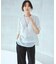 【洗える】リネンレーヨンストレッチ ドロスト ワイド パンツ