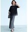 【VERY・Oggi掲載】ストレッチジョーゼット シアーコンビ カットソー