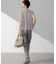 【セットアップ対応/洗える】ストレッチシャンブレー テーパード パンツ
