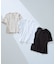 【速乾性/汗じみ防止】半袖 クロップド IT Tシャツ