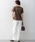 【見上愛さん着用/Oggi・VERY掲載/接触冷感】23区DENIM サマー ストレート ワイド パンツ