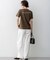 【見上愛さん着用/Oggi・VERY掲載/接触冷感】23区DENIM サマー ストレート ワイド パンツ