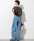 【見上愛さん着用/Oggi・VERY掲載/接触冷感】23区DENIM サマー ストレート ワイド パンツ