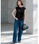 【見上愛さん着用/Oggi・VERY掲載/接触冷感】23区DENIM サマー ストレート ワイド パンツ