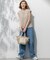 【FUDGE掲載/接触冷感】23区DENIM サマー タック ワイド パンツ