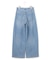 【FUDGE掲載/接触冷感】23区DENIM サマー タック ワイド パンツ