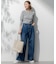 【FUDGE掲載/接触冷感】23区DENIM サマー タック ワイド パンツ