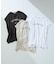 【接触冷感/洗える】BON-PRESAGE ロゴ フレンチスリーブ Tシャツ