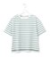 【洗える】シアーフライスボーダー Tシャツ