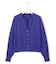 【洗える/吊り干しOK】ヴィスコースストレッチ Vネック ニットカーディガン