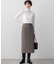 【CLASSY.掲載/洗える】スムージーコットン タートルネック ニット