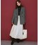 【CLASSY.掲載/洗える】スムージーコットン タートルネック ニット