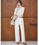 【CLASSY.掲載/洗える】スムージーコットン タートルネック ニット