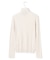 【CLASSY.掲載/洗える】スムージーコットン タートルネック ニット