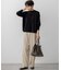 【見上愛さん着用/Oggi10月号掲載/洗える】スエーディーサテン ワイド パンツ