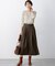 【洗える】サテン ロングスリーブ Tシャツ