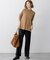 【洗える】ナチュラルストレッチサキソニー ベイカー ドロスト パンツ