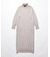 【洗える】カシミヤブレンド タートルネック ニットワンピース
