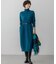 【洗える】カシミヤブレンド タートルネック ニットワンピース