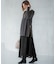 【見上愛さん着用/Oggi掲載/洗える】カシミヤブレンド サイドジップ  ニットチュニック