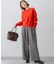 フォックスカシミヤファー ショート丈 ニット