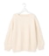 【SLOW/一部店舗限定】ケーブル 袖デザイン ニット