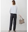 【洗える】シルキーデシン ボールチェーン バルーン ブラウス