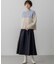 【洗える】ウールカシミヤ カラーブロック バルキー ニット