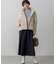 【洗える】ウールカシミヤ カラーブロック バルキー ニット