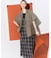 【見上愛さん着用】ハイツイストシアーチェック キャミソールワンピース