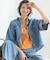【SLOW/一部店舗限定】LIGHT DENIM  ワイド パンツ