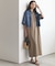 【SLOW/一部店舗限定】LIGHT DENIM クロップド シャツ