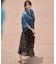 【SLOW/一部店舗限定】LIGHT DENIM クロップド シャツ