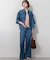 【SLOW/一部店舗限定】LIGHT DENIM クロップド シャツ