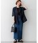 【Oggi掲載】リネンライクグロッシー ハーフスリーブ ダブル ジャケット