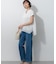 ラダーレースジャージー ハンカチーフヘム カットソー