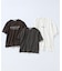 リラクシーシルエット メッセージ ロゴTシャツ
