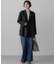 【CLASSY.・CanCam掲載】ウーステッドウール リブタートル ニット