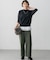 【Oggi・CLASSY.掲載】ピュアカシミヤ ハーフスリーブ ハイネック ニット
