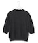 【Oggi・CLASSY.掲載】ピュアカシミヤ ハーフスリーブ ハイネック ニット