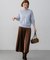 【Oggi・CLASSY.掲載】ピュアカシミヤ ハーフスリーブ ハイネック ニット