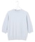 【Oggi・CLASSY.掲載】ピュアカシミヤ ハーフスリーブ ハイネック ニット
