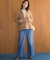 ワイドストレートデニム パンツ
