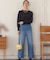 ワイドストレートデニム パンツ