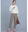 【WEB限定カラーあり】ウールライクストレッチ イージーパンツ