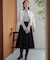【WEB限定】ウールライクストレッチ フレアパンツ