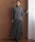 ウールカシミヤミックス ロールネックニット