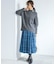 ウールカシミヤミックス ロールネックニット