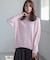 ウールカシミヤミックス ロールネックニット