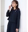 【WEB限定・KUMIKYOKU NAVY】コンフォータブルドレープ ノーカラージャケット
